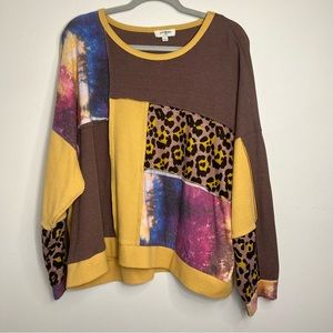 Umgee Patchwork Yellow Cheetah Space Thermal Size Large